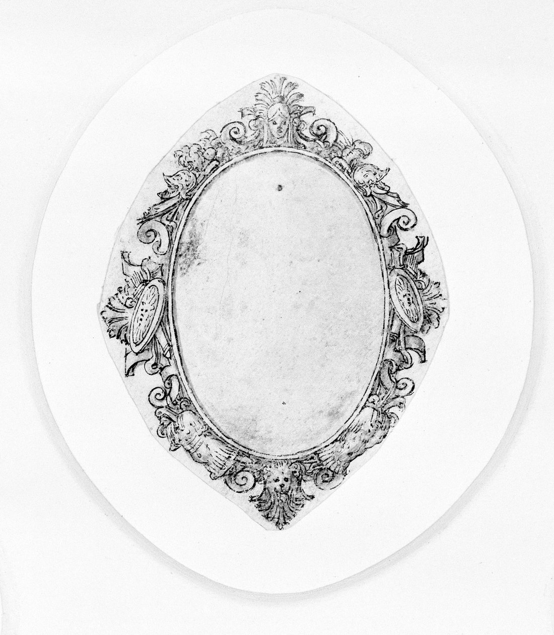 Design para uma jóia oval do século XVI de Etienne Delaune