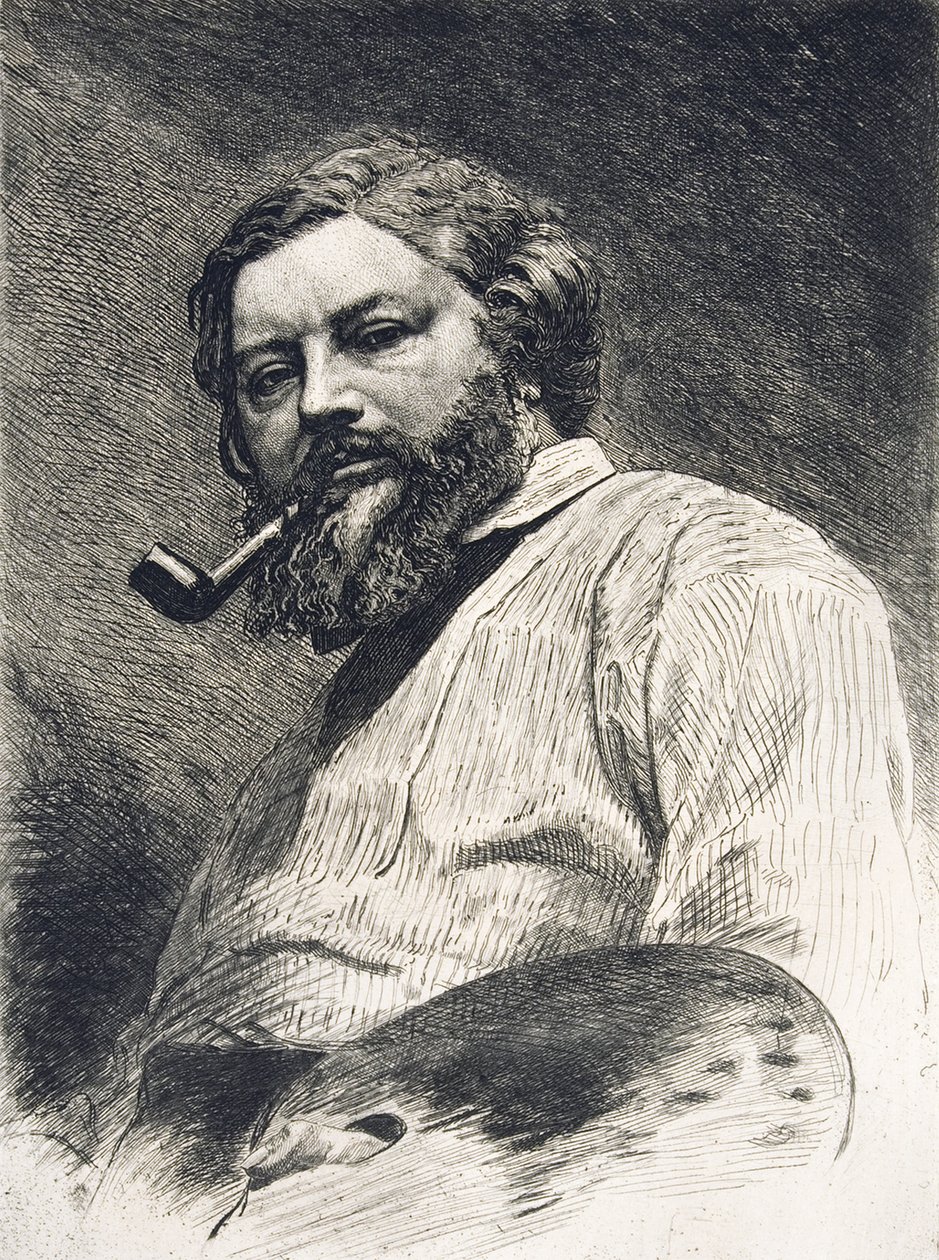 Gustave Courbet, 1882 de Etienne Gabriel Bocourt