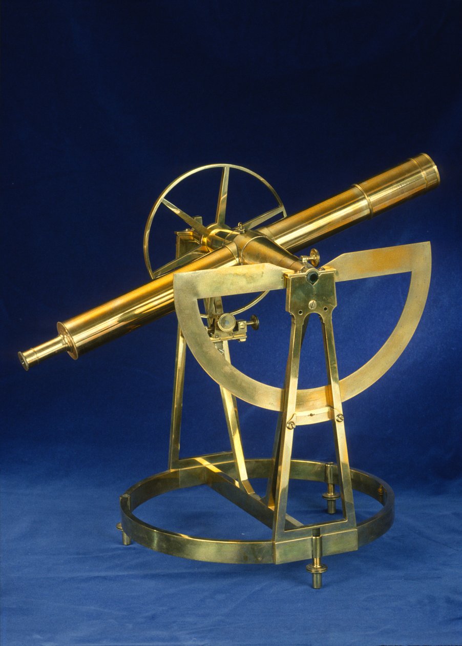 Instrumento de trânsito portátil, c.1800 (latão) de Etienne Lenoir