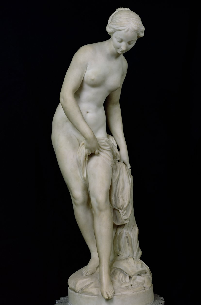 Bather Getting em um banho, 1757 (mármore) de Etienne Maurice Falconet