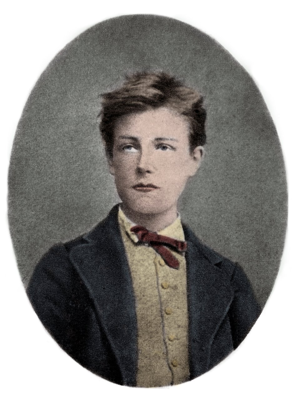 Arthur Rimbaud, poeta e aventureiro francês - Retrato de Arthur Rimbaud (1859 - 1891) tem 17 anos de idade. Fotografia de Carjat. de Etienne (after) Carjat