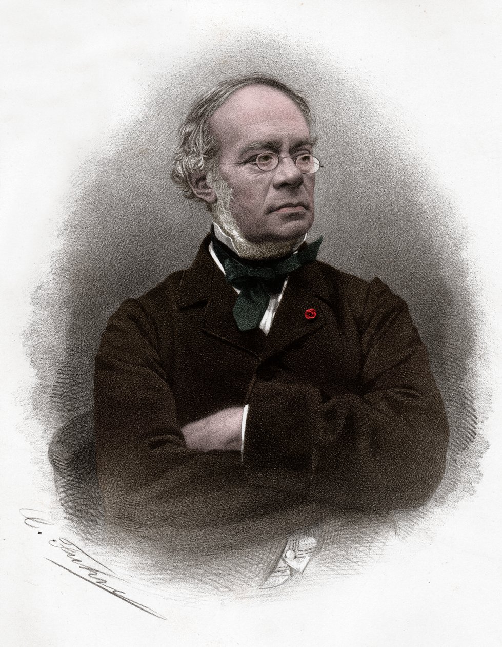 Fromental Halevy, c.1860-62 (gravura) de Etienne (after) Carjat