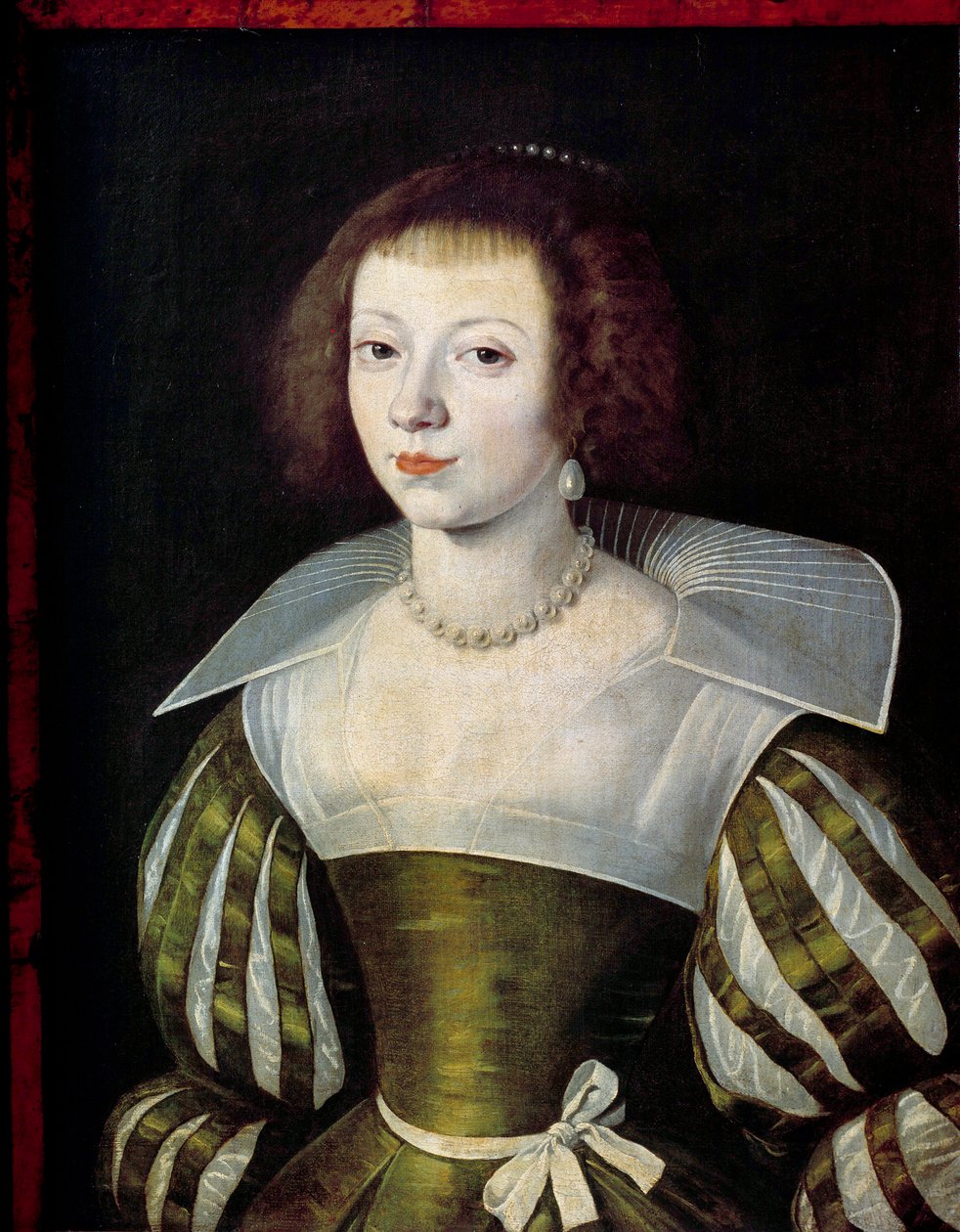 Retrato de uma Mulher Pintura atribuída a Etienne Dumonstier (1574-1603) Sun. 0,6x0,46 m - Retrato de uma mulher. Pintura atribuída a Etienne Dumonstier (1574-1603) 0,6 x 0,46 m Museu do Louvre, Paris de Etienne (attributed) Dumonstier