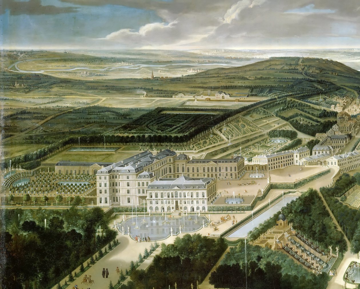 Castelo de Saint-Cloud de Etienne Allegrain