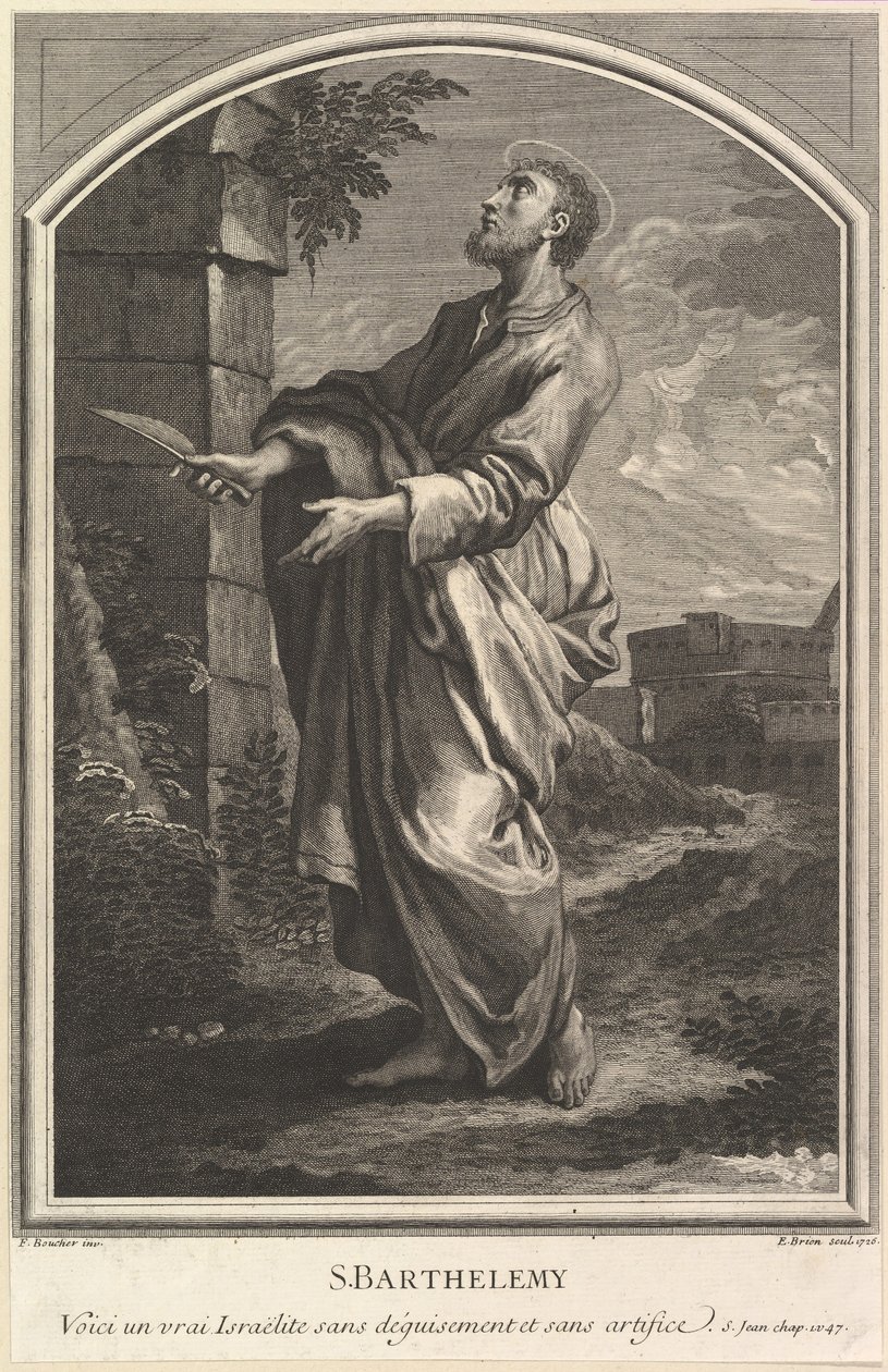 São Bartolomeu, 1726. de Etienne Brion