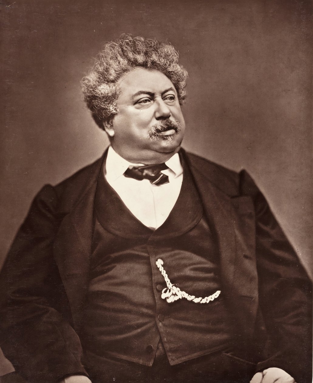 Alexandre Dumas Romancista e dramaturgo francês, 1802-1870, c. 1876. de Etienne Carjat