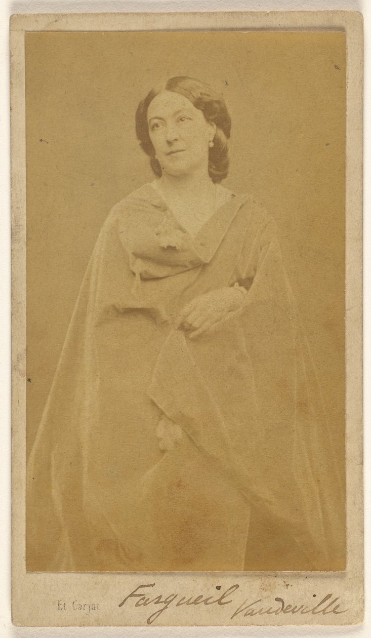 Anais Fargueil, Vaudeville de Etienne Carjat