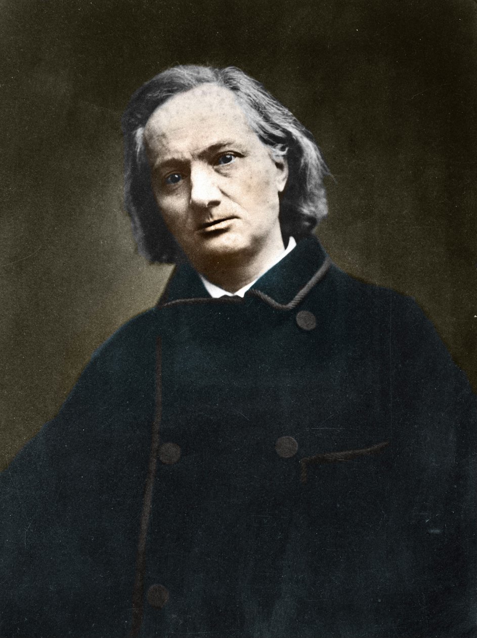 Charles Baudelaire (1821-1867), poeta francês de Etienne Carjat