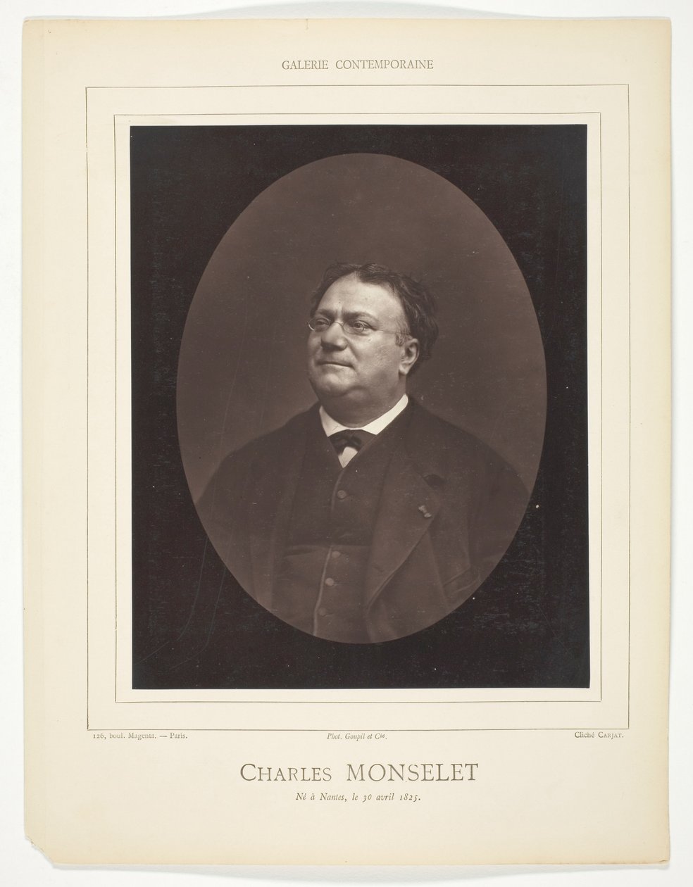 Charles Monselet de Etienne Carjat