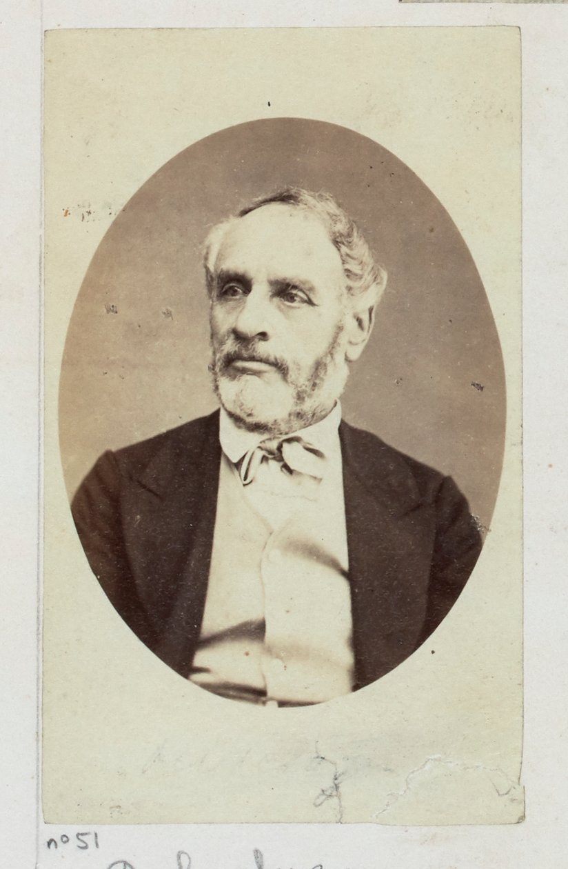 Delescluze Louis Charles (1809-1871). Jornalista, sofreu várias condenações, multas e prisões em Caiena, pelas suas ideias democráticas e sociais revolucionárias (1830). Eleito para o Conselho da Comuna, membro do Comité de... de Etienne Carjat
