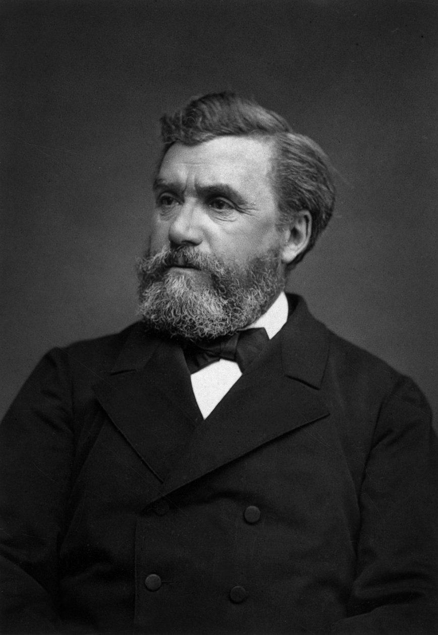 Eugene Lavieille (1820-1889) pintor francês, foto de Carjat de Etienne Carjat