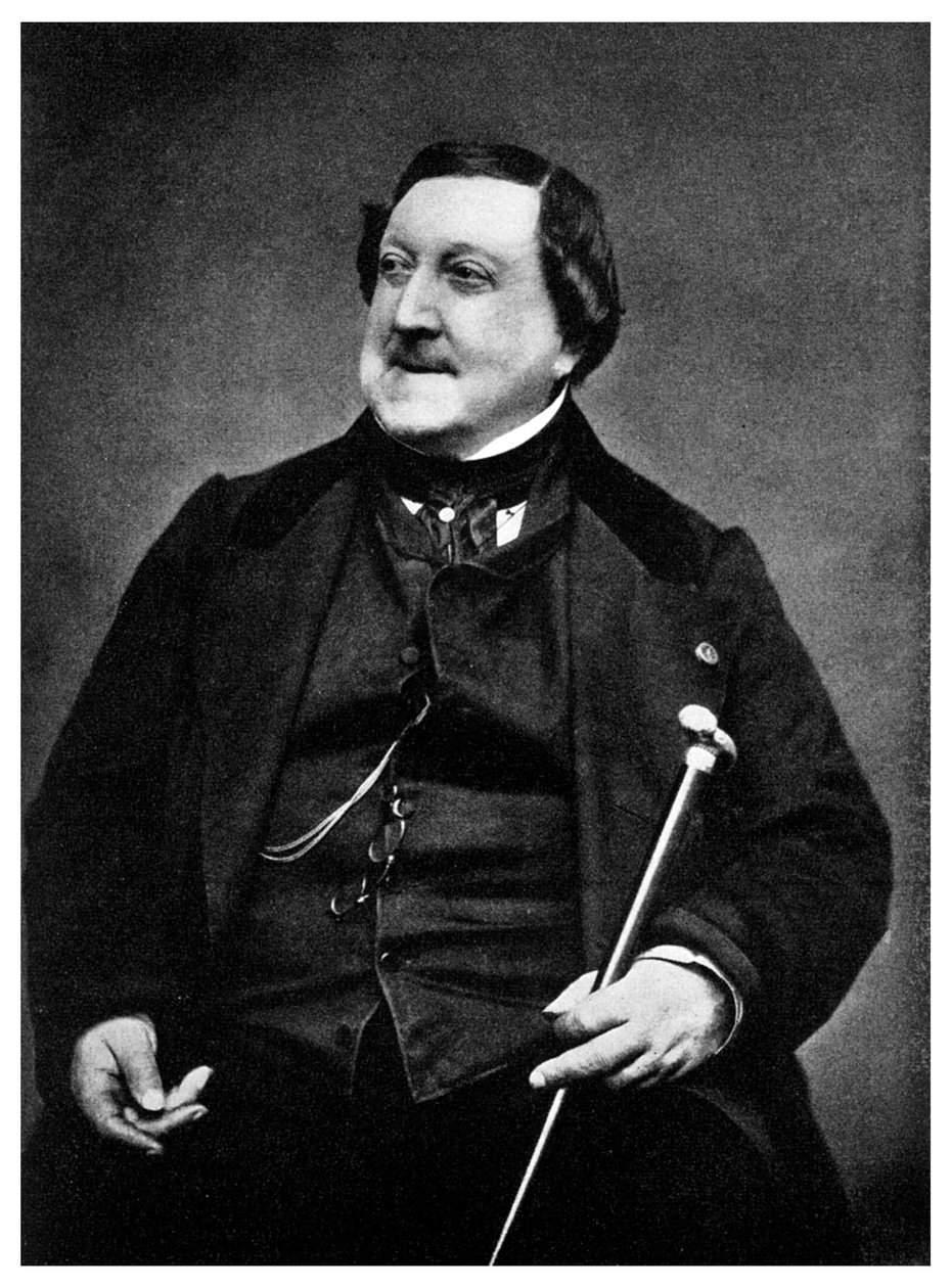 Giaochino Rossini, compositor italiano, século XIX, 1956 de Etienne Carjat