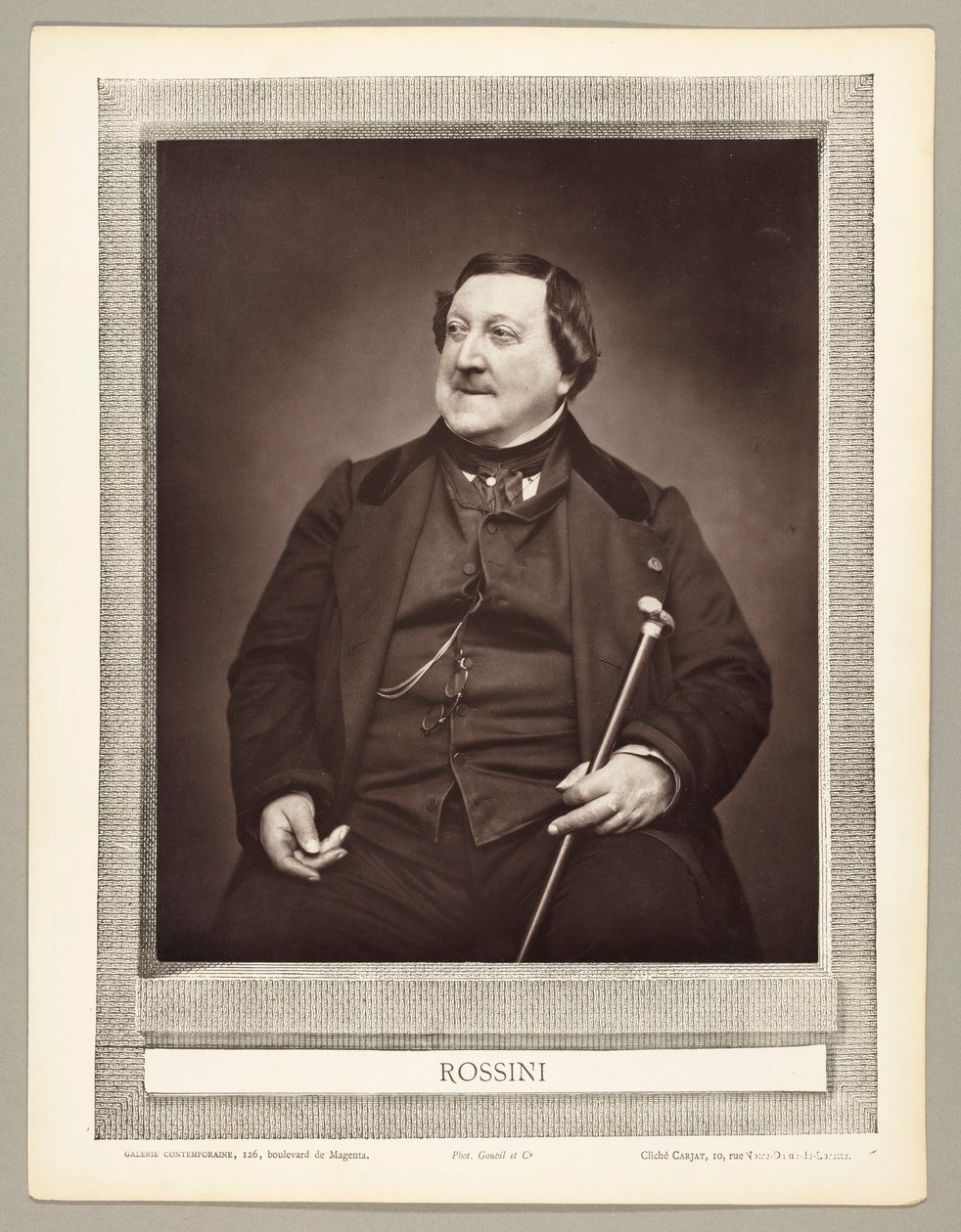 Gioachino Antonio Rossini (compositor italiano, 1792-1868) de Etienne Carjat