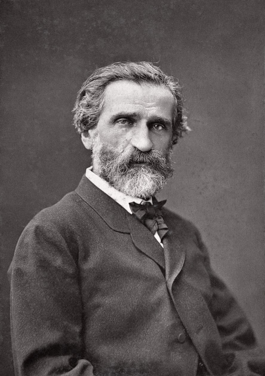Giuseppe Verdi (1813-1901) 1877 (ver também 124001) de Etienne Carjat