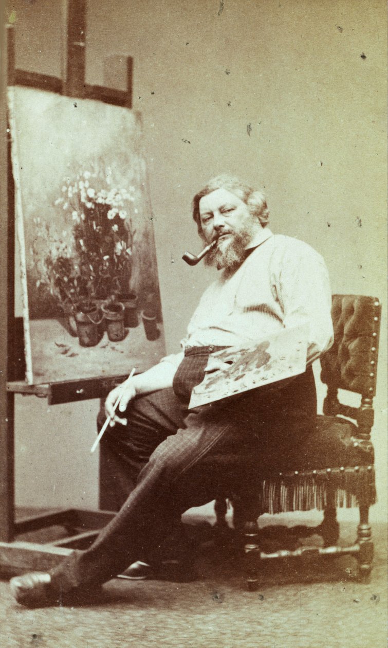Gustave Courbet, 1860s. de Etienne Carjat