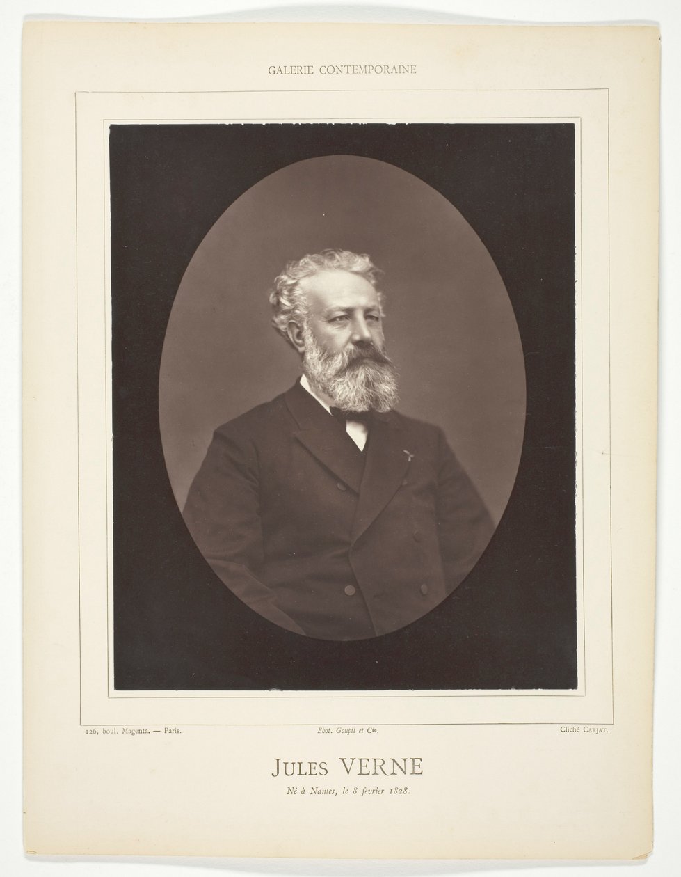 Júlio Verne de Etienne Carjat
