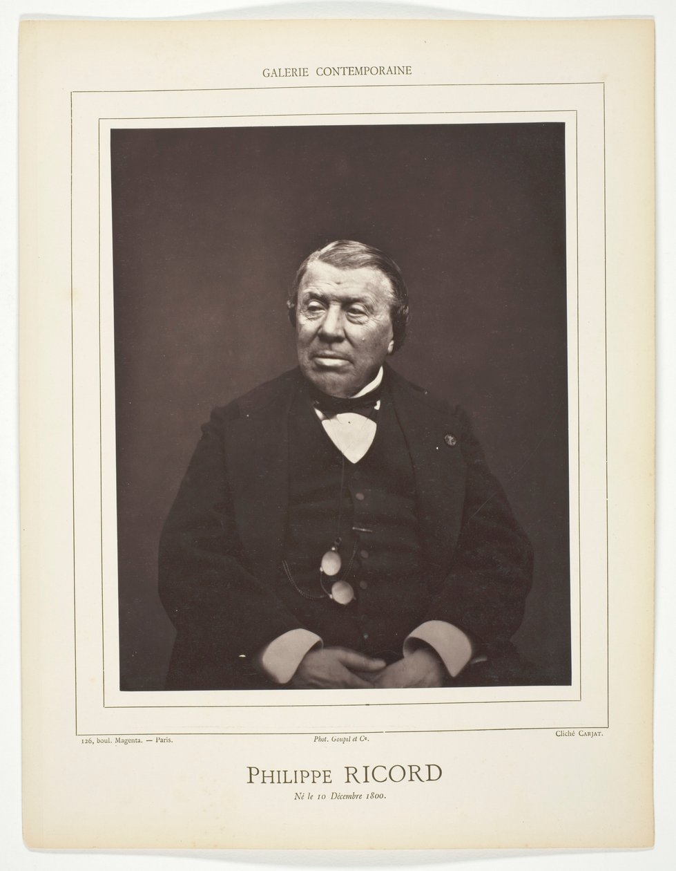 Philippe Ricord de Etienne Carjat
