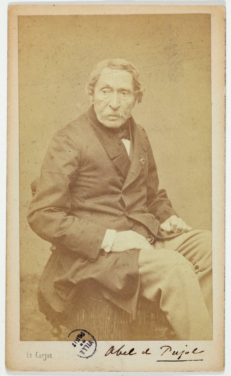 Retrato de Alexandre Denis Abel de Pujol (pintor) de Etienne Carjat