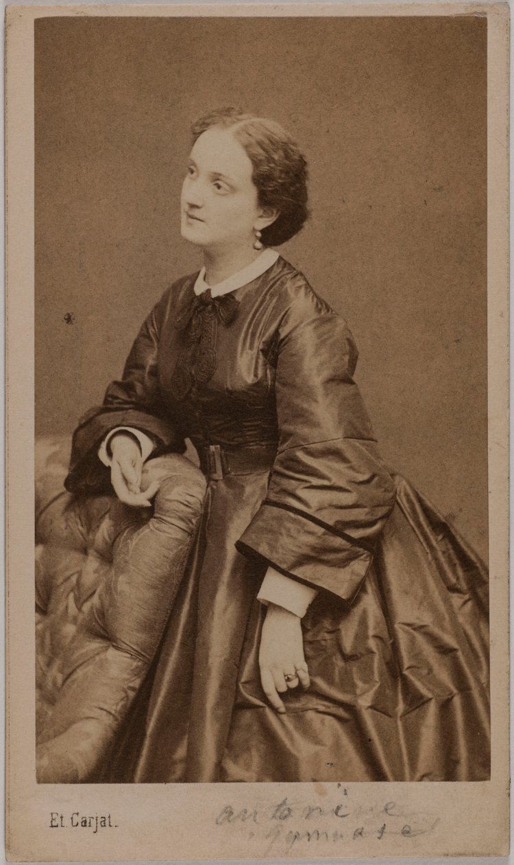 Retrato de Antonine (Marie Pélissé, dita), 1836-1900, actriz de Etienne Carjat