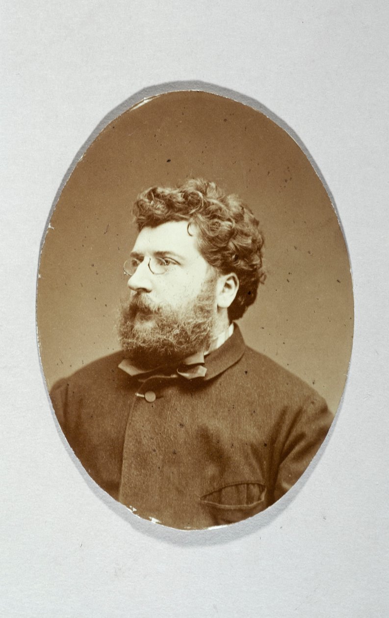 Retrato de Georges Bizet (1838-1875), compositor. de Etienne Carjat
