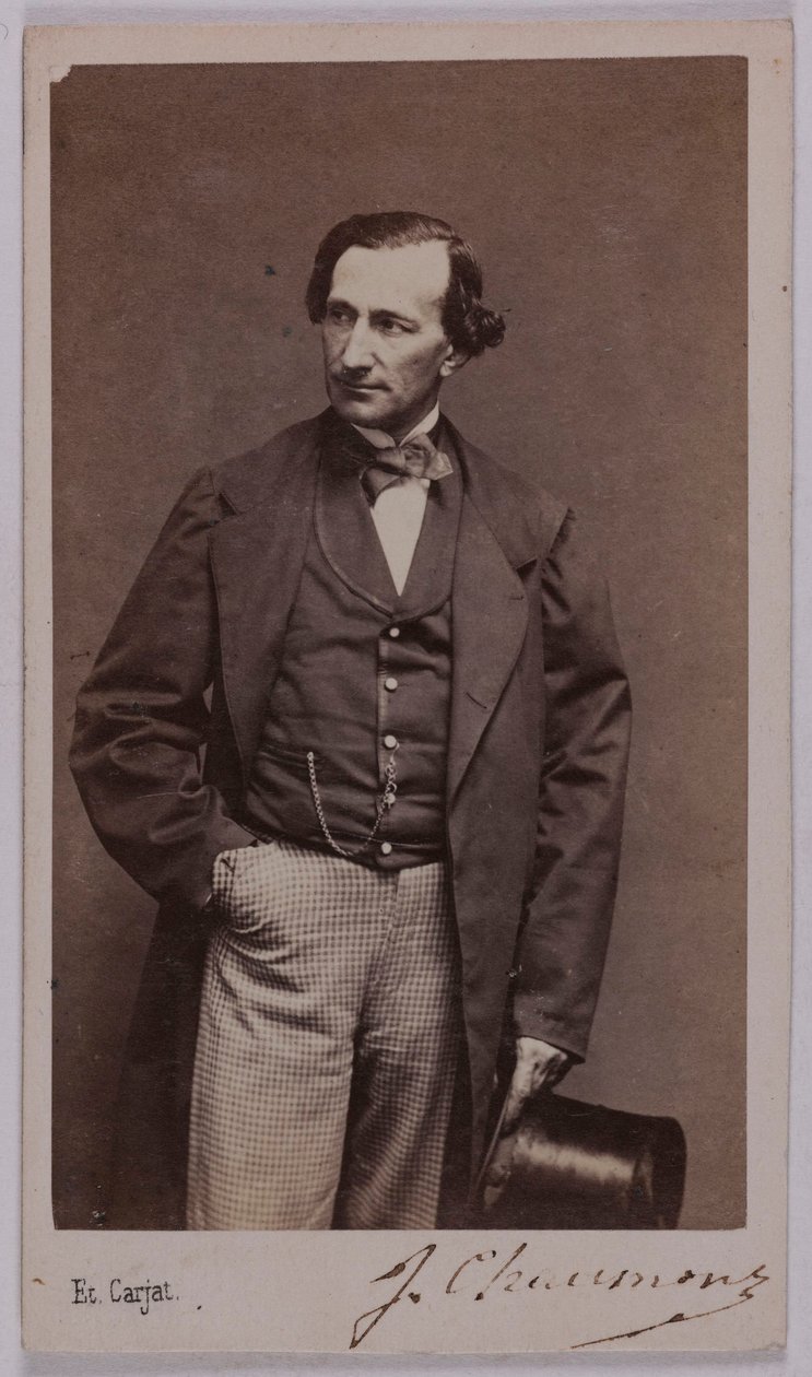 Retrato de Jules Chaumont (-1866), (actor) de Etienne Carjat
