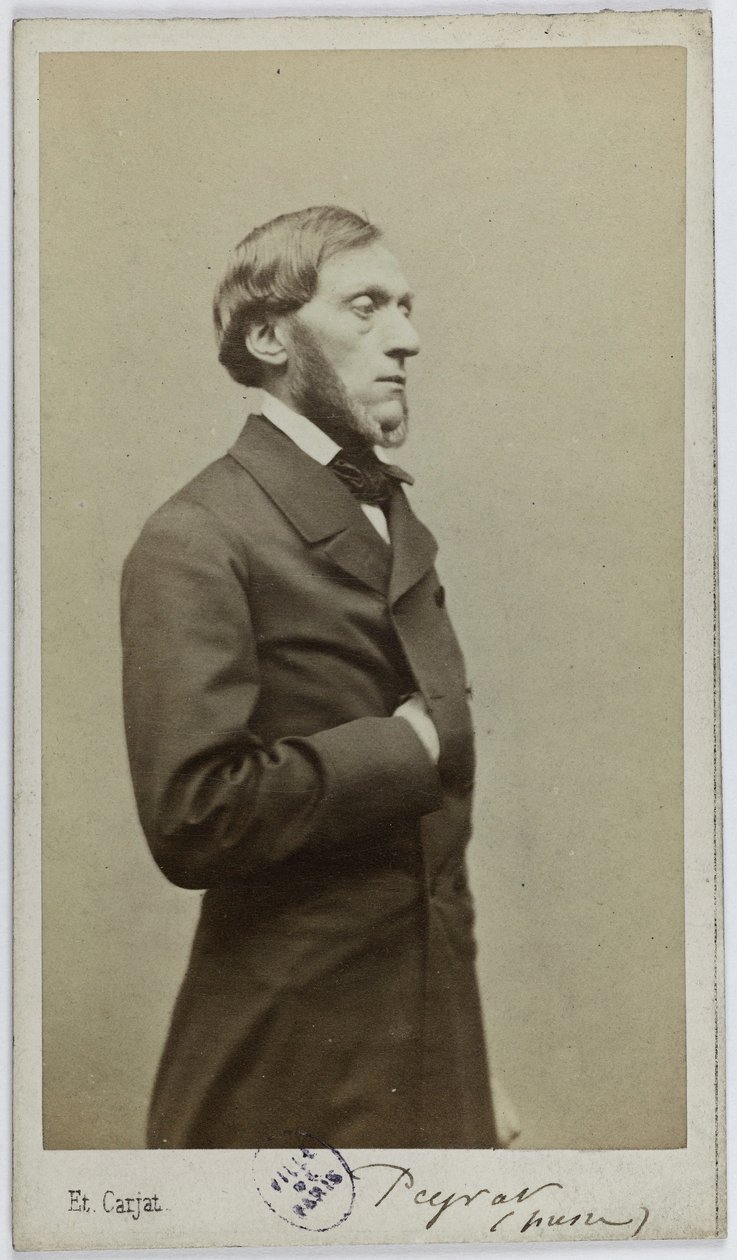 Retrato de Peyrat Alphonse, (1812 - 1890), (publicista, político) de Etienne Carjat