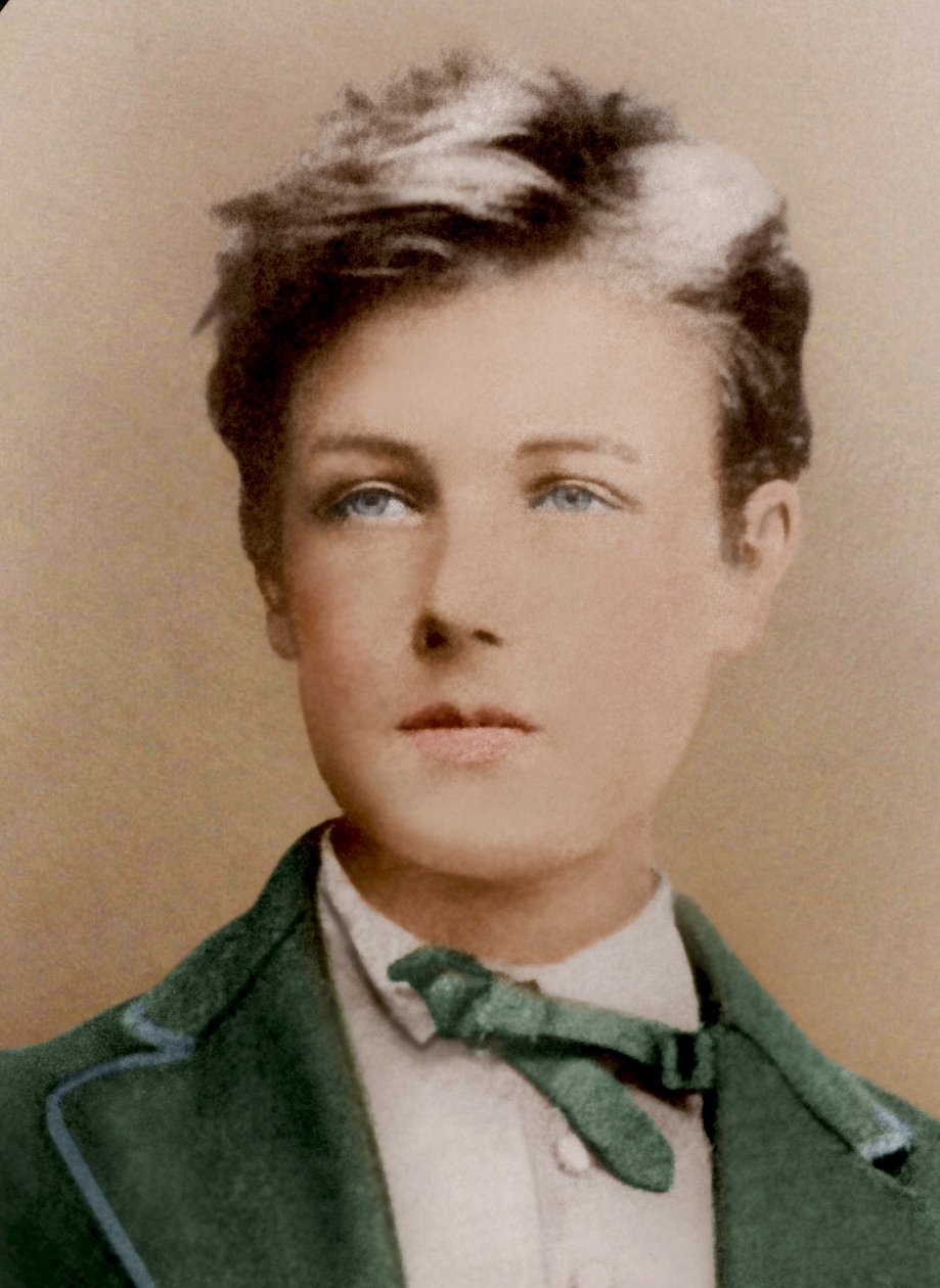 Retrato de Arthur Rimbaud, 17 anos, 1871 de Etienne Carjat