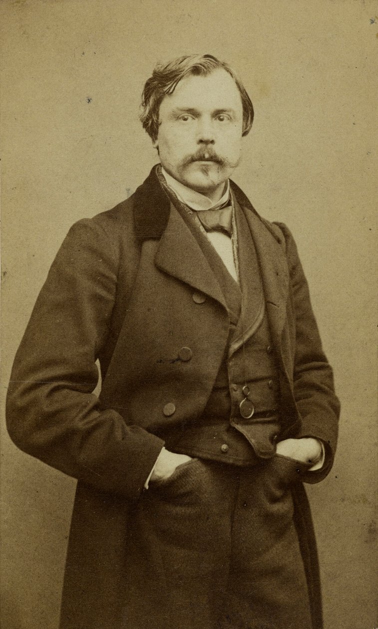 Retrato de Edmond Huot de Goncourt 1822-1896. de Etienne Carjat