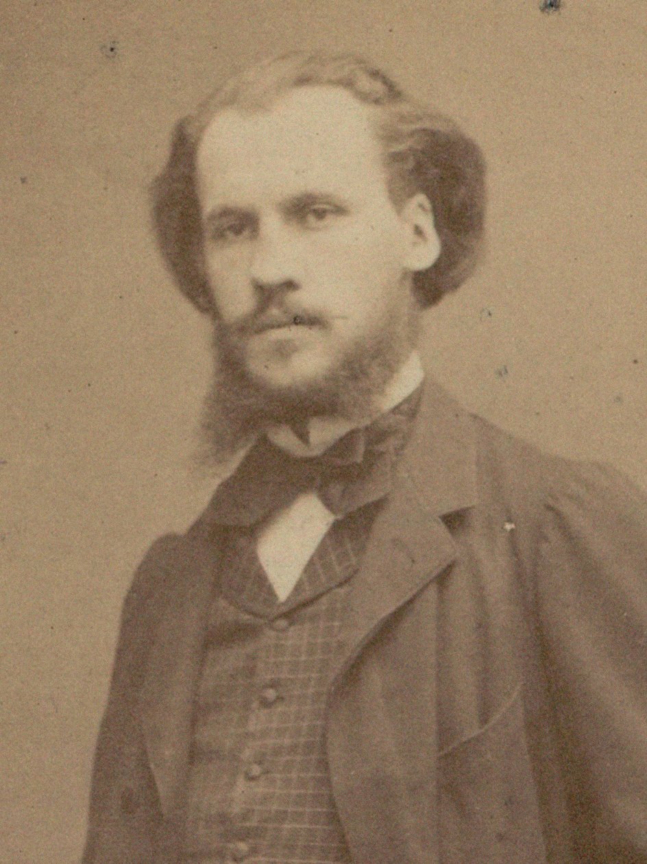 Retrato do compositor Charles Lenepveu 1840-1910 , 1870. de Etienne Carjat