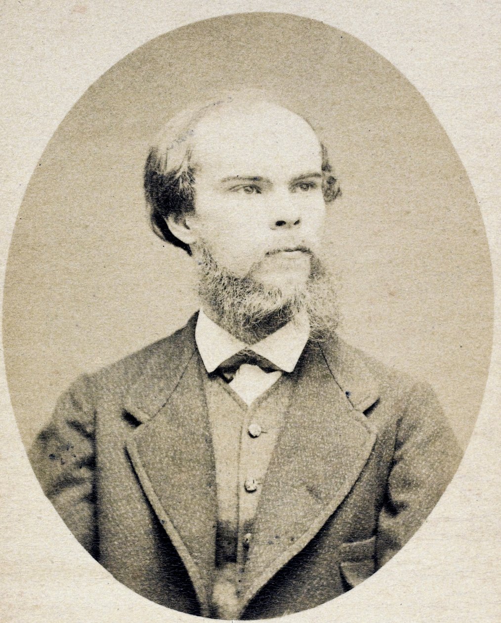 Retrato do Poeta Paul Verlaine (1844-1896) par Carjat, Etienne (1828-1906), c. 1870 - Fotogravura, 7x5 - Coleção Particular de Etienne Carjat