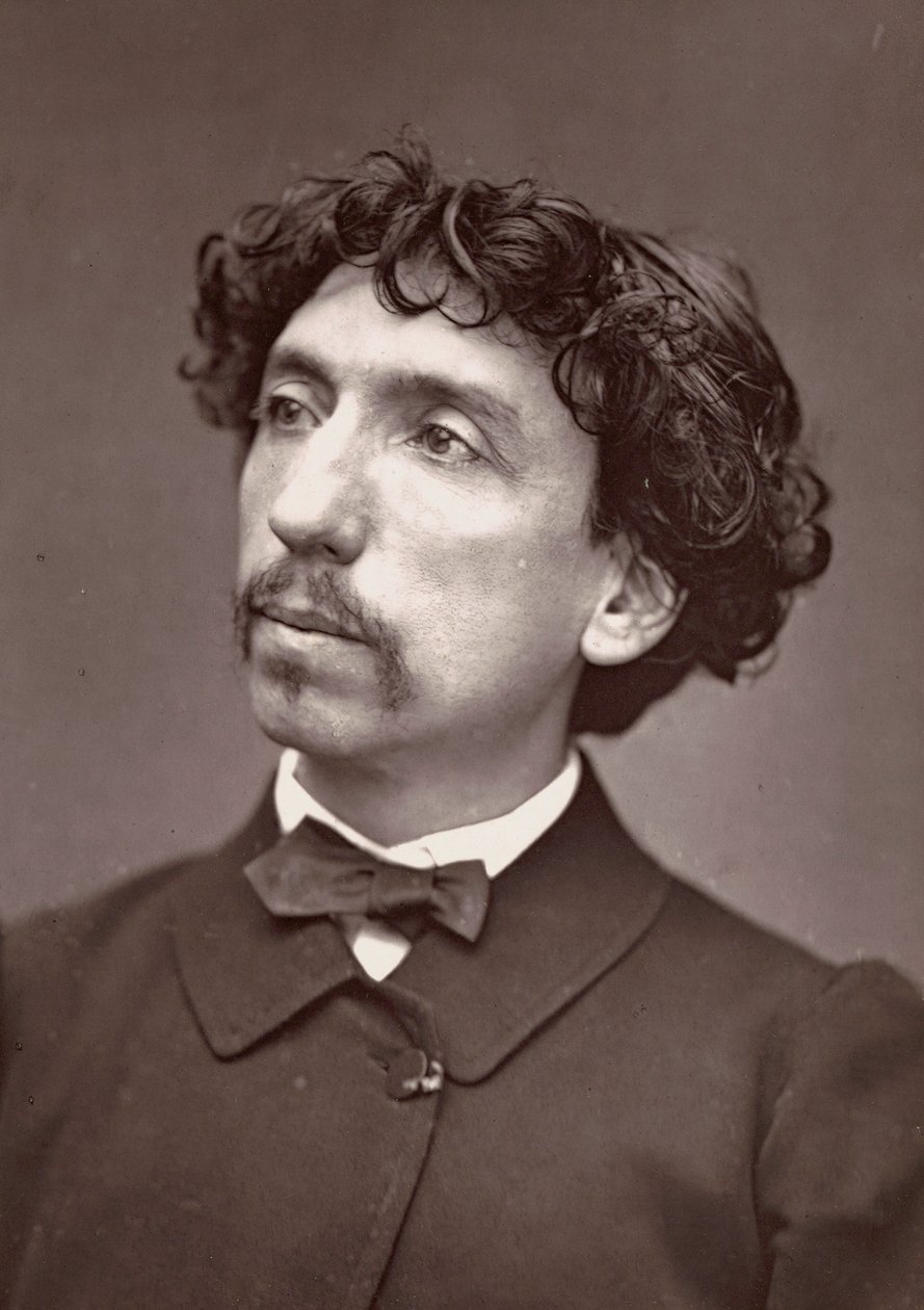 Retrato do arquiteto Charles Garnier, c.1875 (foto) de Etienne Carjat