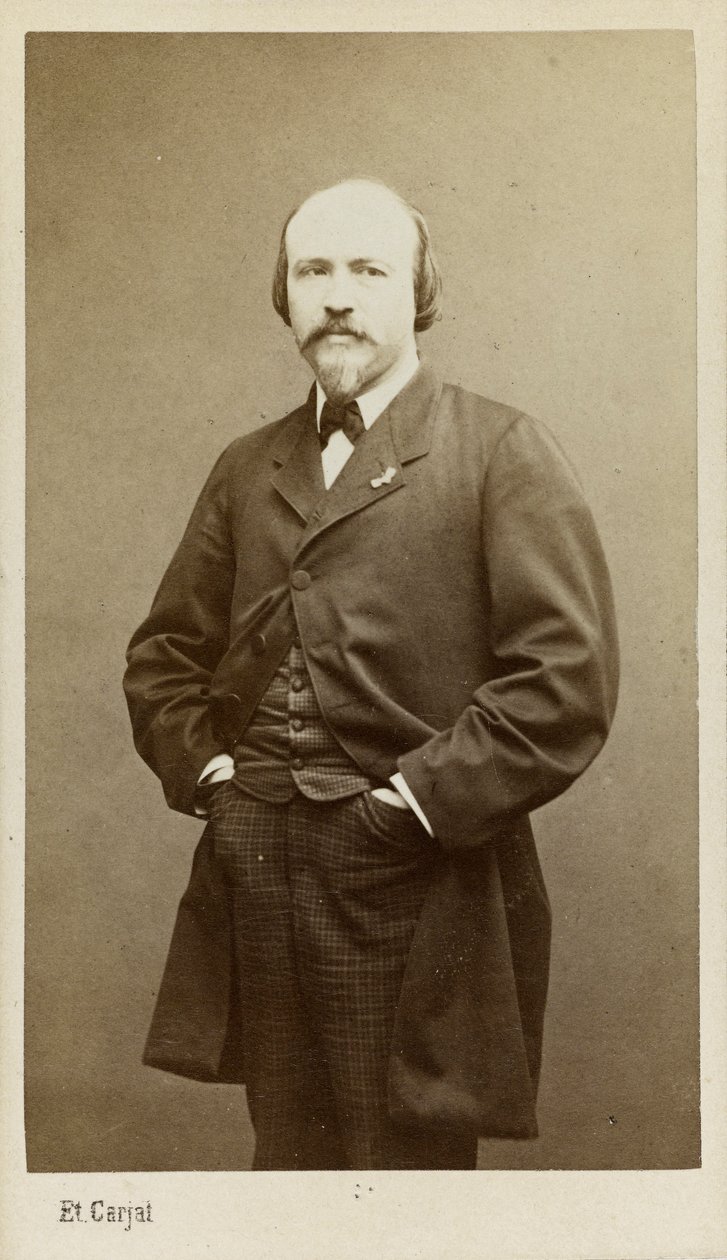 Retrato do compositor Victor Massé 1822-1884, ca. 1865. de Etienne Carjat
