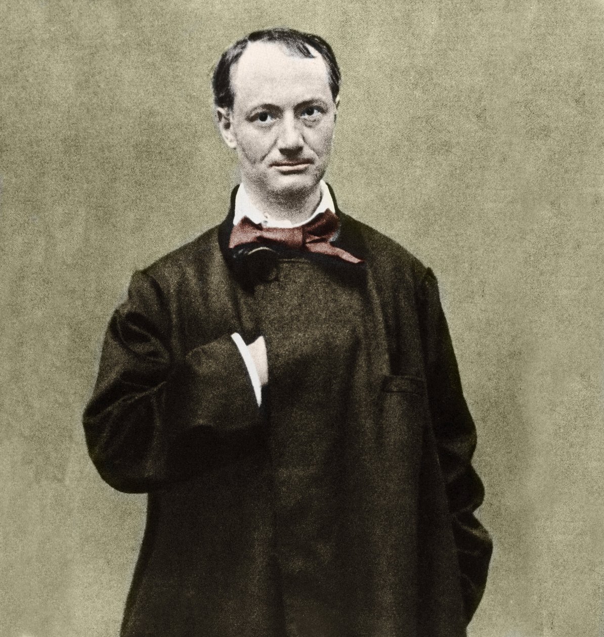 Retrato do poeta Charles Baudelaire (1821-1867). de Etienne Carjat