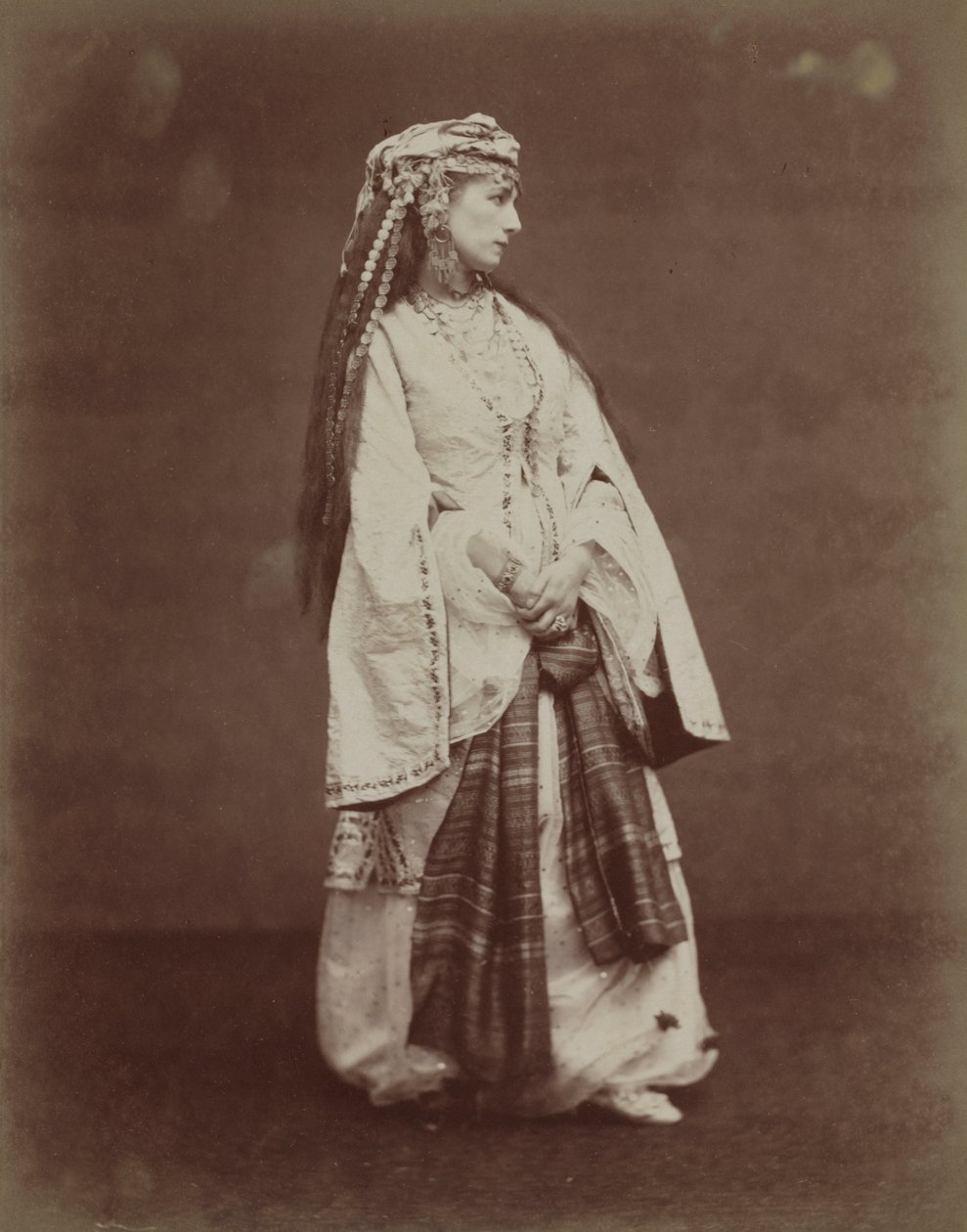 Sarah Bernhardt em "Zaire" de Voltaire de Etienne Carjat