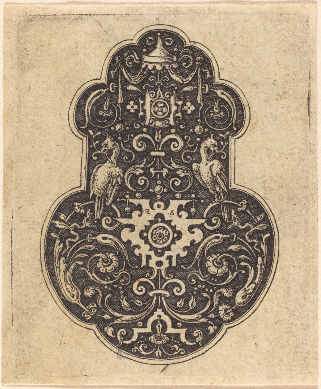 Desenhos de arabescos de Etienne Delaune