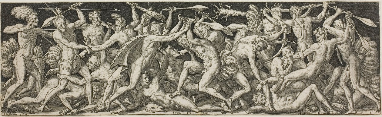 Combates e Triunfos: Batalha dos Homens Nus de Etienne Delaune