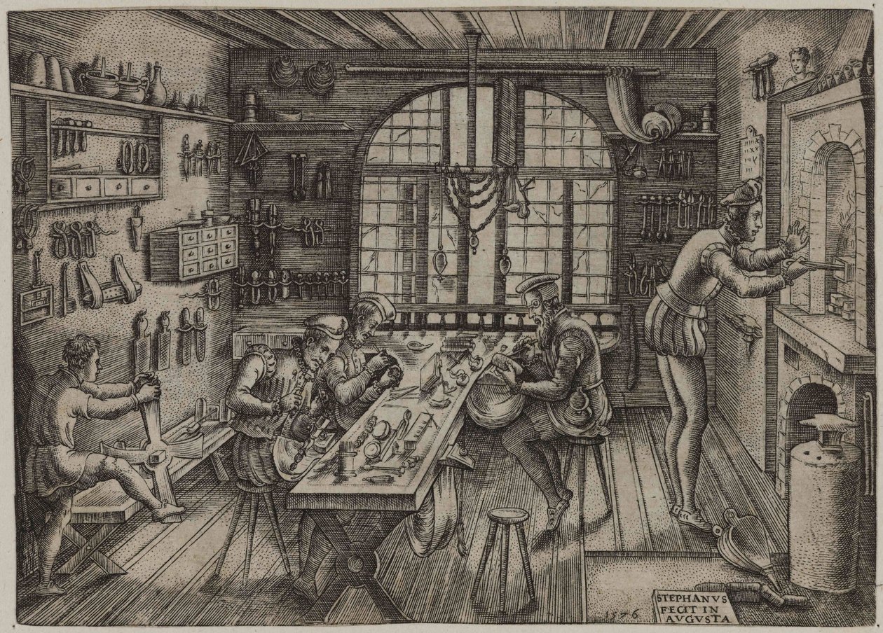 Ourivesaria, 1576. de Etienne Delaune