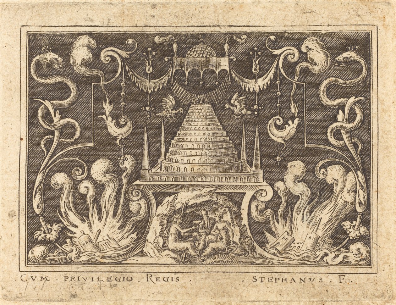 Incesto de Loth de Etienne Delaune