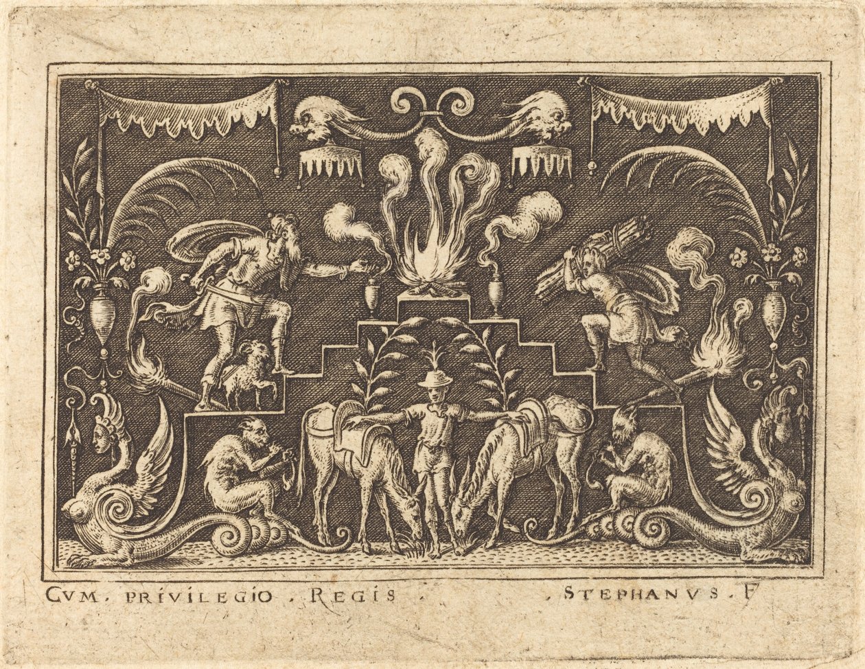 Sacrifício de Abraão de Etienne Delaune