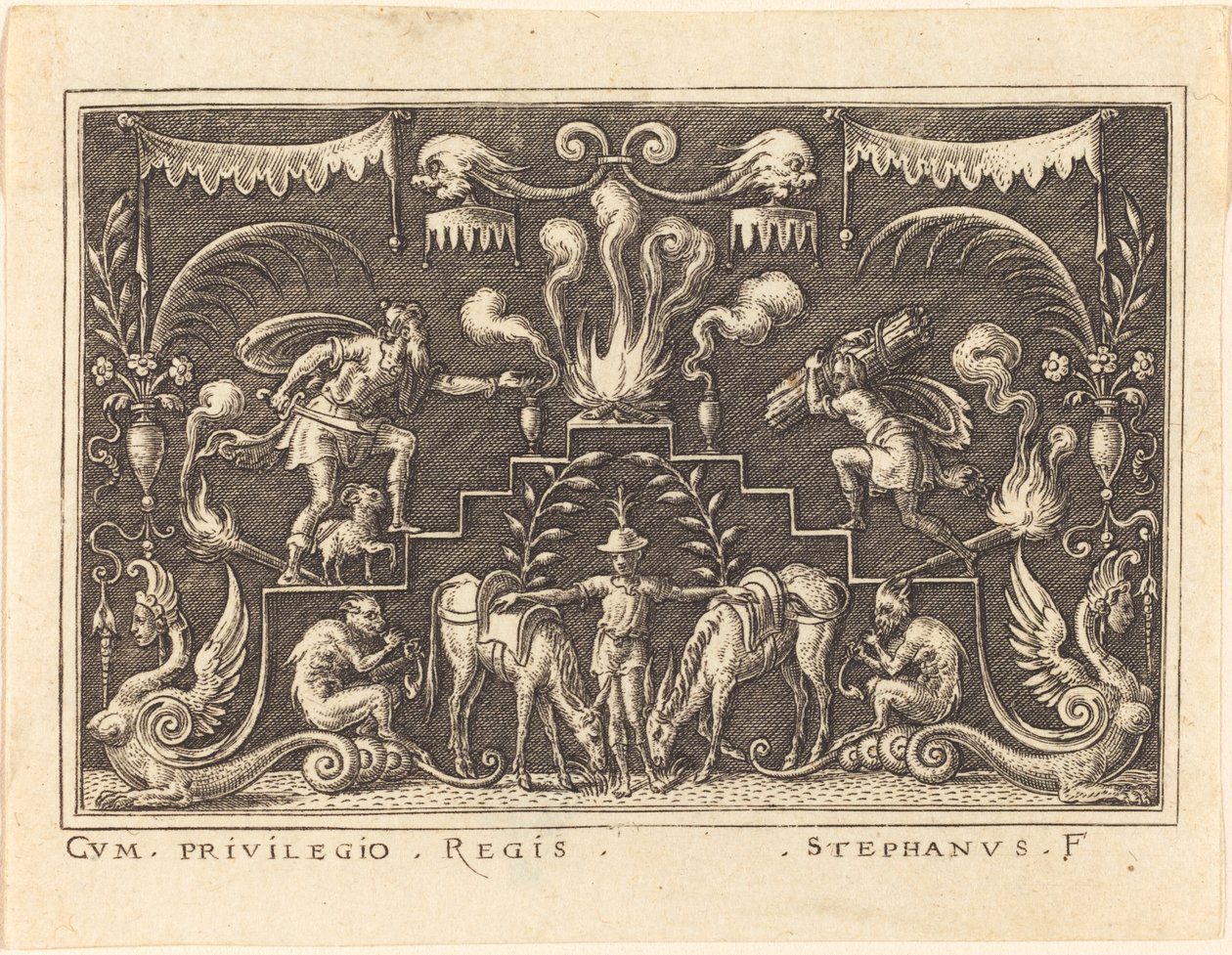 Sacrifício de Abraão de Etienne Delaune