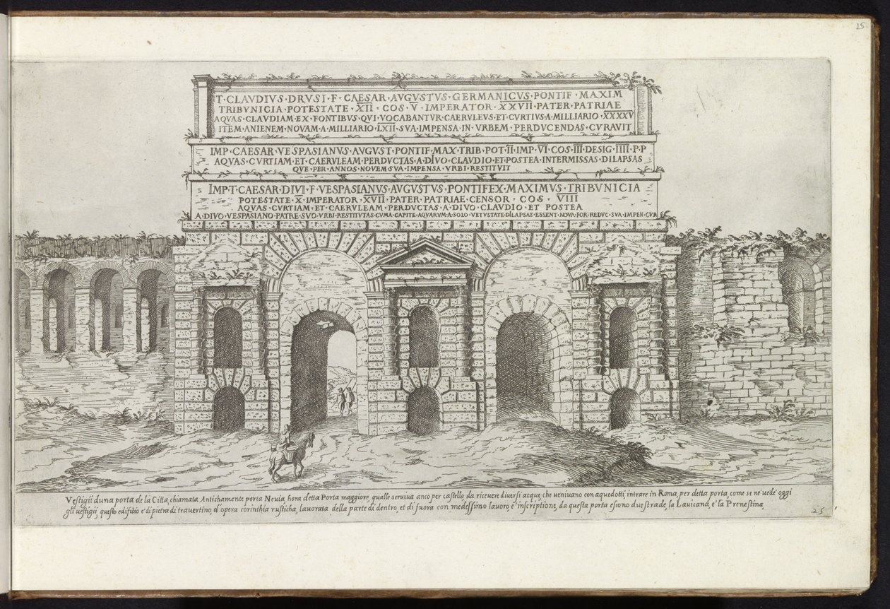 Porta Maggiore te Roma
Bouwwerken uit de oudheid (título da série)
I vestigi dell