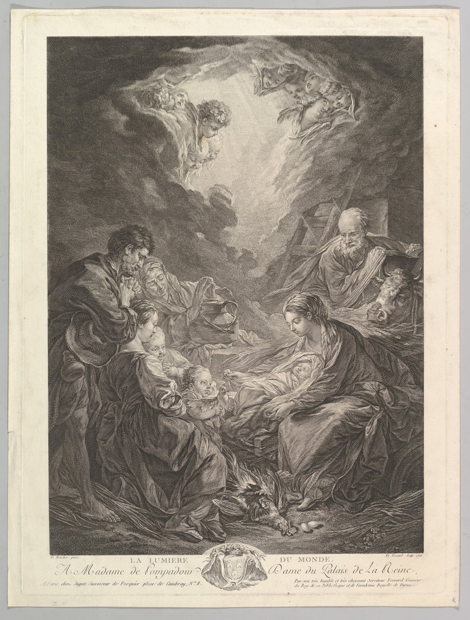 A Luz do Mundo, 1761. de Etienne Fessard