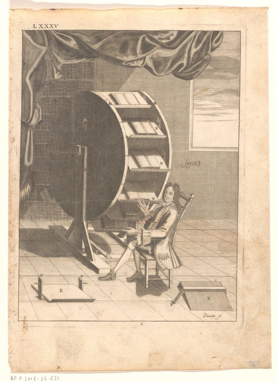 Roda de livros de Nicolas Grollier de Servière de Étienne Joseph Daudet