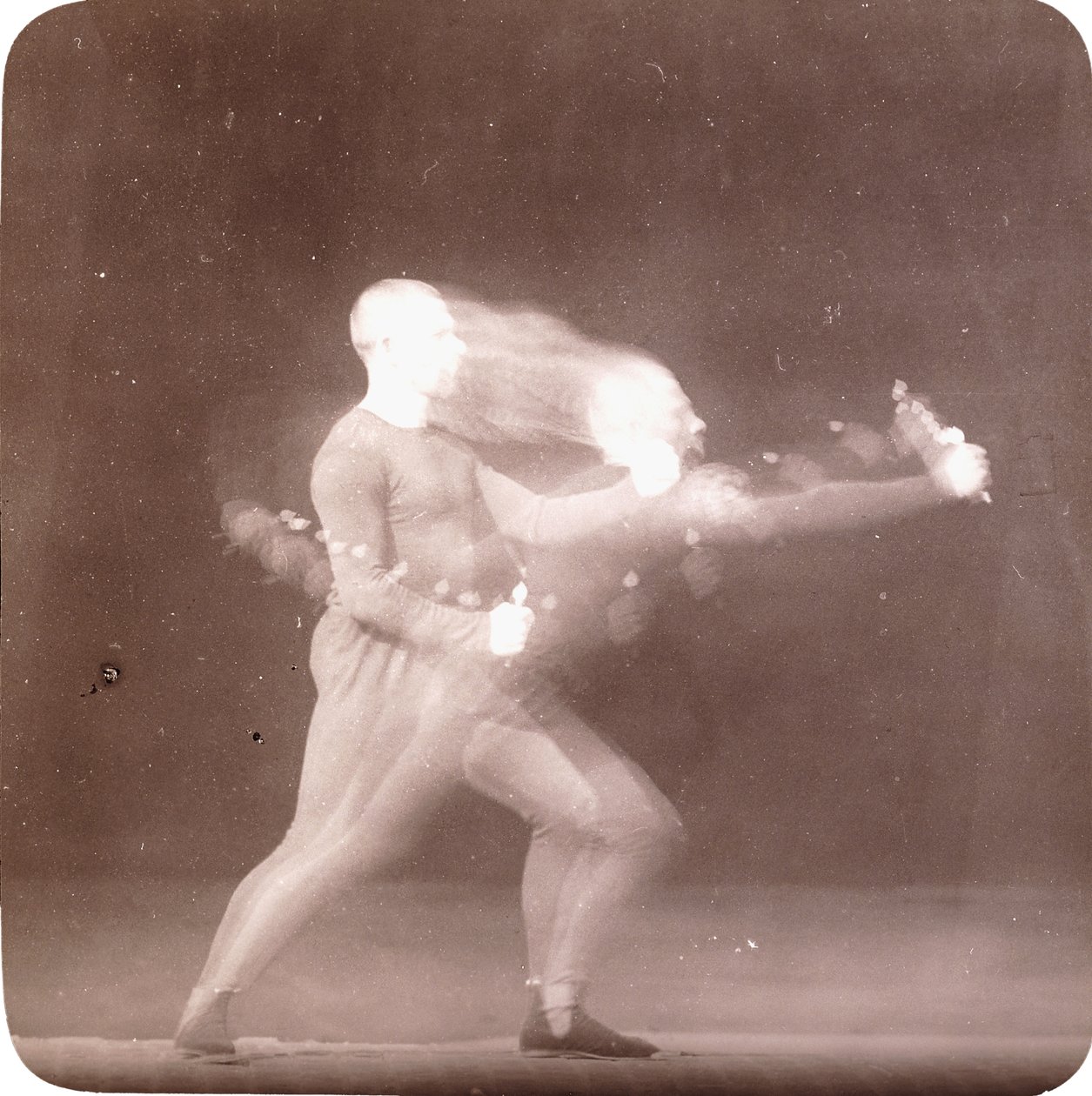 Cronofotógrafo de movimentos de um boxeador, c.1890 de Etienne Jules Marey