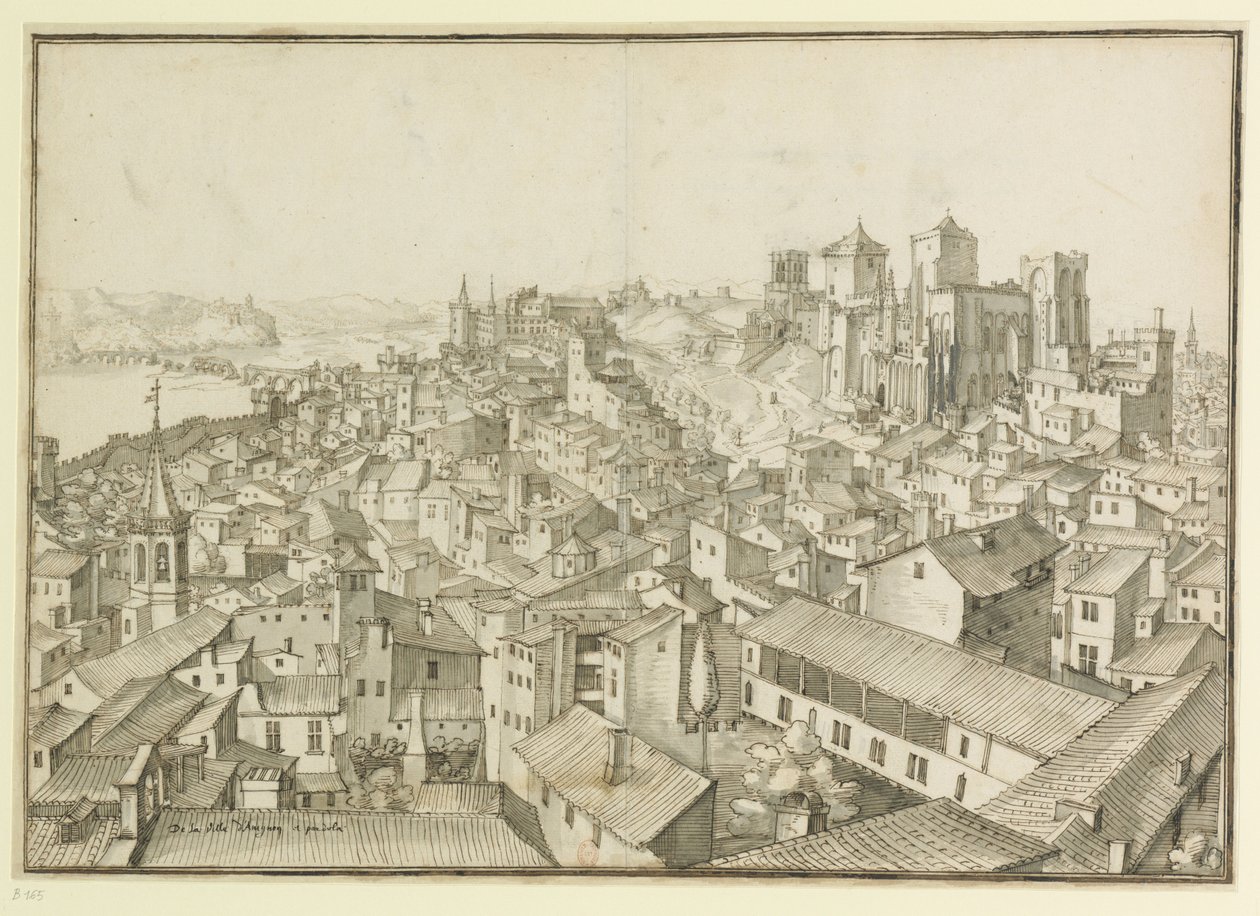 Da cidade de Avignon e arredores : Veüe de la Ville d