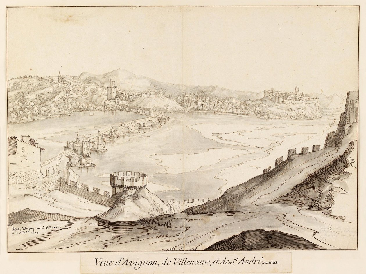 Martelagem 1608 Pont Saint Benezet de Etienne Martellange