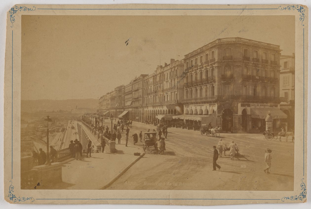 Argel - Boulevard de la Republique de Etienne Neurdein