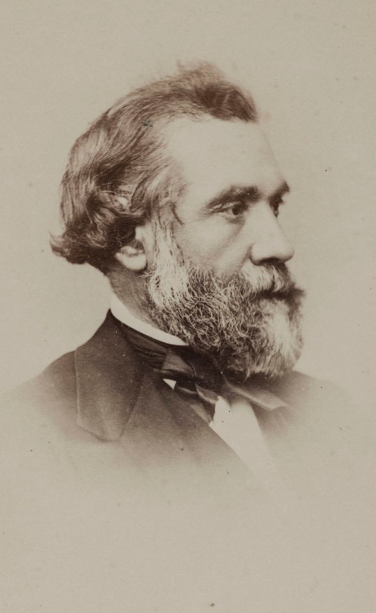 Retrato do autor Alphonse Esquiros 1812-1876. de Etienne Neurdein