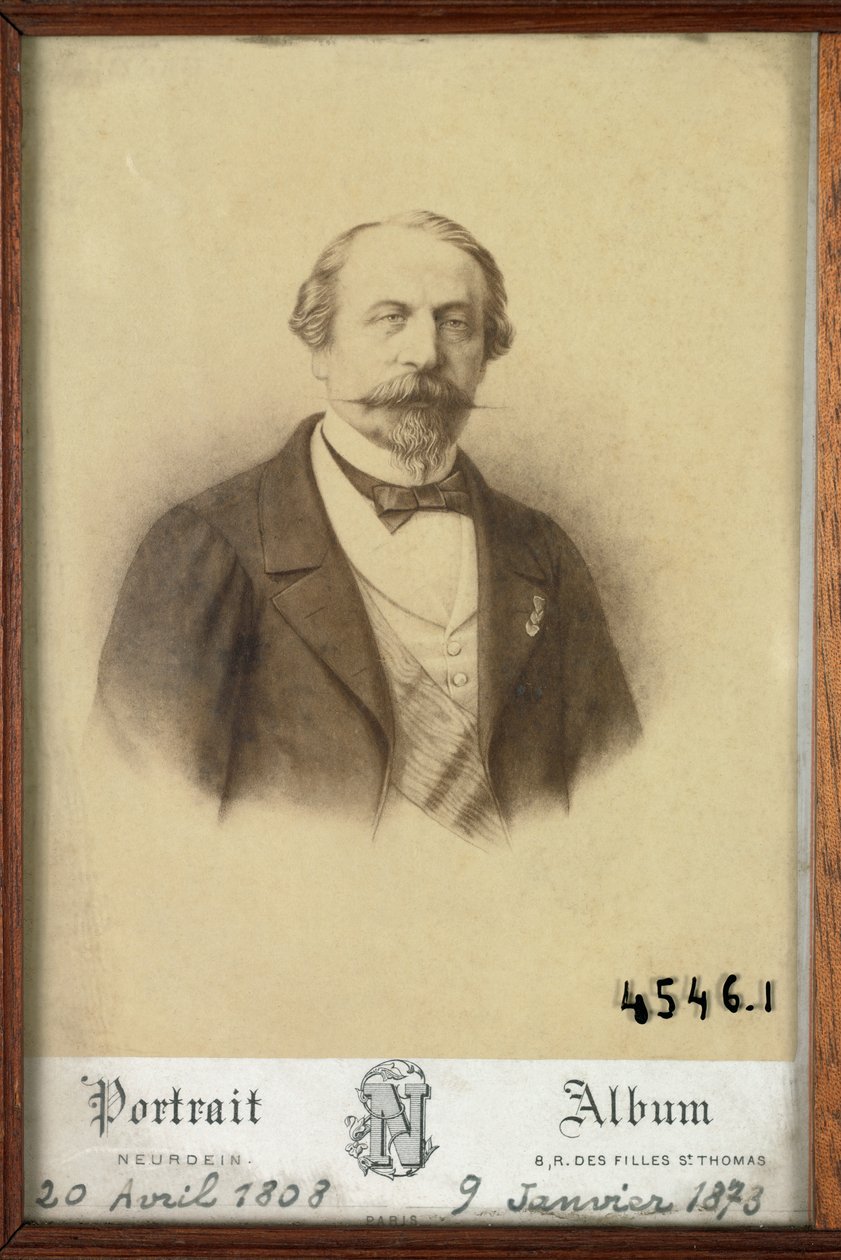 Retrato do Imperador Napoleão 3 de Etienne & Neurdein Louis Antonin (1846 p. 1915) Neurdein