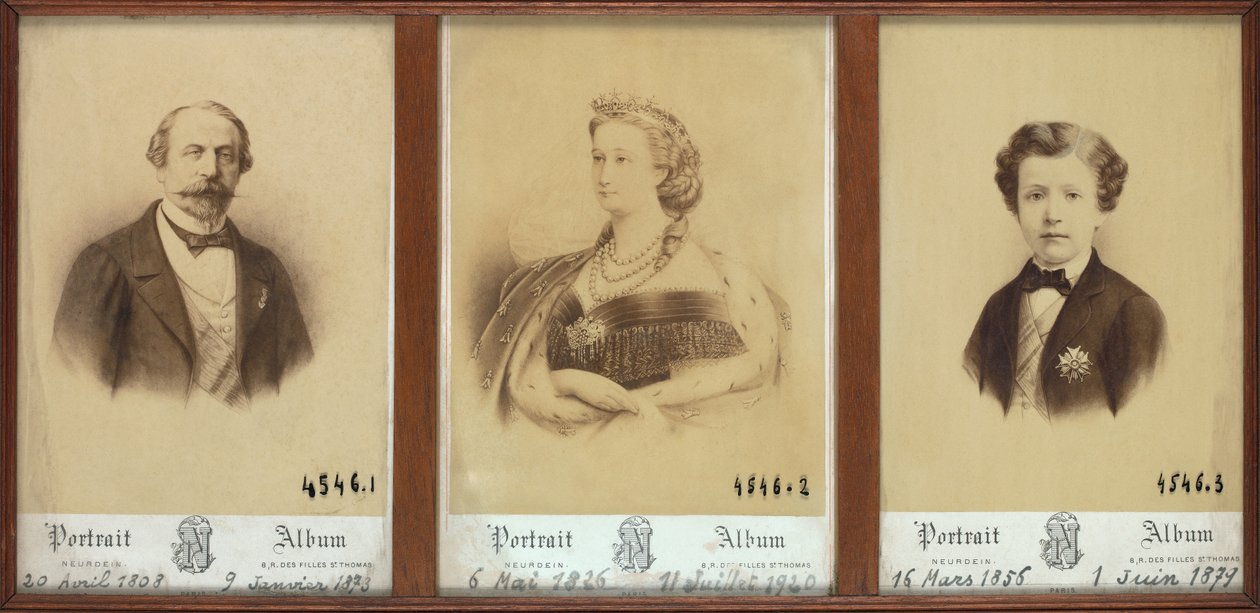 Retrato da família Imperiale de Etienne & Neurdein Louis Antonin (1846 p. 1915) Neurdein